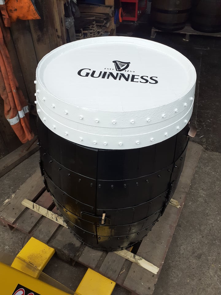 Guiness Barrel Cabinet